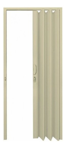 Porta Sanfonada Pvc Polifort 210cmx60cm Bege Bdwt