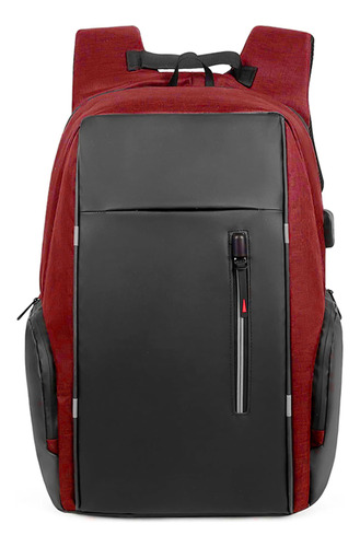 Mochila Antirrobo Urbana Impermeable Con Usb Laptop 15,6