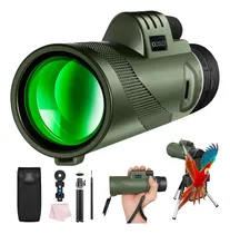 Comprar Telescopio Monocular Hd 80x100 Con Trípode Y Adaptador Ews