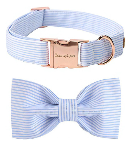 Mascota Suave Y Comodo Bowtie Collar De Perro Y Collar De Ga