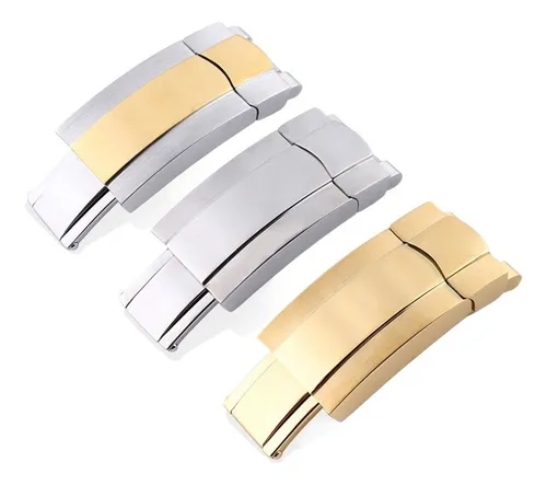 Fkmbd Hebilla Para Relojes Rolex Cierre Plegable De Acero
