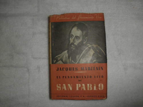 El Pensamiento Vivo De San Pablo-jacques Marítain