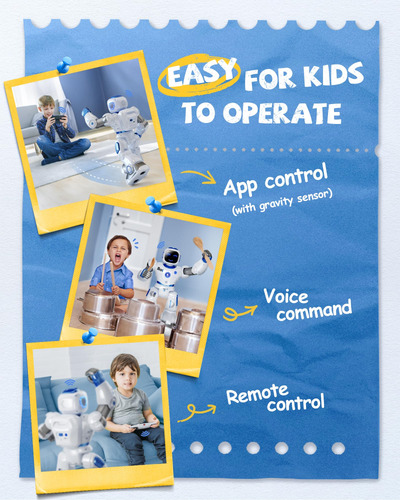 Robot Interactivo Programable Rc Para Niños De 4 A 9 Años
