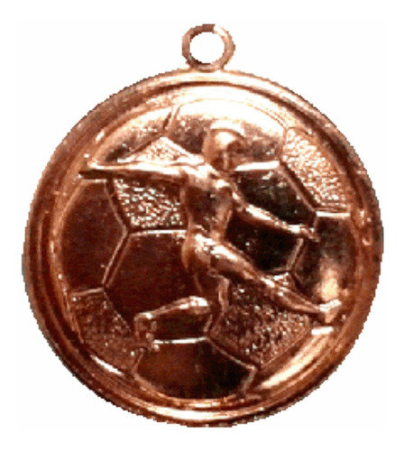 Imagen 1 de 1 de Medalla Futbol - Pack 10 Unidades