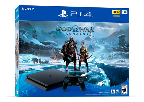 Imagen 5 de 5 de Consola Playstation Ps4 1tb God Of War Ragnarok Bundle