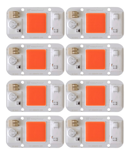 X8 Led Cob 50w Grow Indoor Full Spectrum Cultivo 220v Hobb