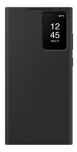 Capa Smart View Wallet Case Galaxy S23 Ultra Tela 6.8 Cor Preto