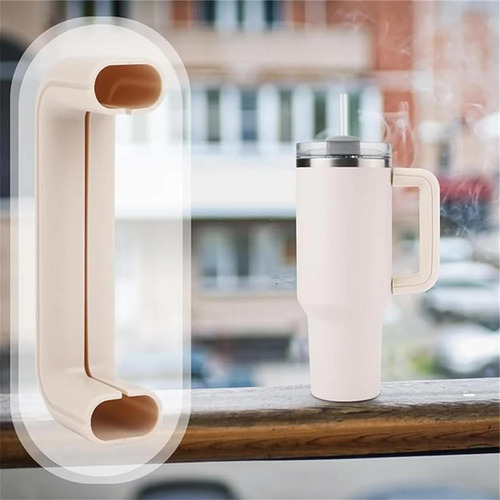 Fundas De Silicona Con Mango De Taza Termo Cubiertas De Sili