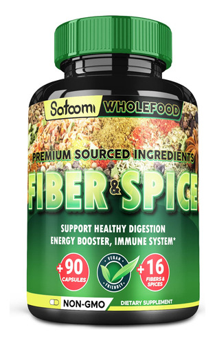 Nature Fiber & Spice Suplemento  Apoya La Salud Intestin.