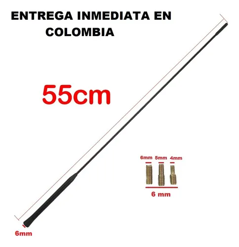 Antena Hyundai Getz De 22 Pulgadas O 55 Cms De Largo