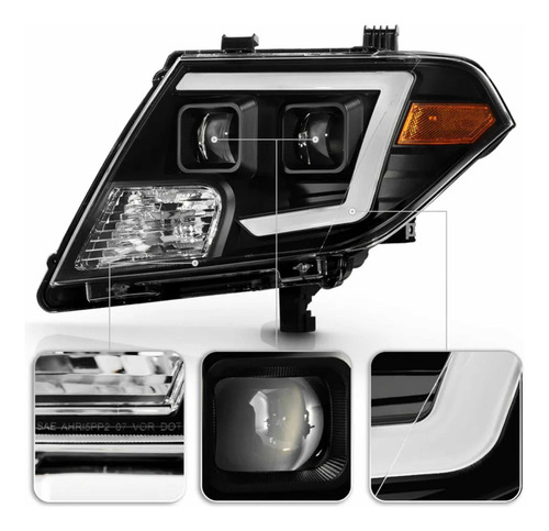 Par Faros Led Nissan Frontier Pro-4x 2009-15 16 2017 18 2019