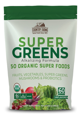 Country Farms Super Greens S - 7350718:mL a $280990