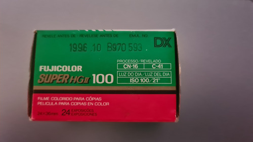 Rollo Fuji Super Hg Ii 100 24 Exp. Vencido (Usado)