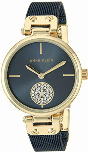 Reloj Anne Klein Swarovski Crystal 34mm Acero Inoxidable