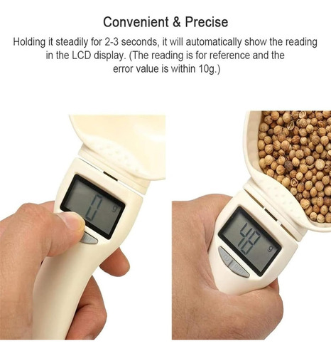 Cuchara Medidora Digital De Alta Precision Con Pantalla Lcd