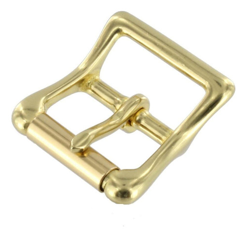 B6226 1  Natural Laton Hebilla Rodillo Solid Brass-ll