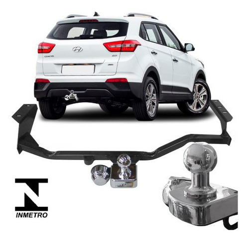 Engate Rabicho Reboque Hyundai Creta 2020 Tração 500kg