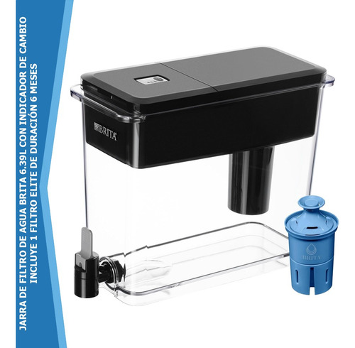Jarra Con Filtro De Agua Brita 6.48l - Incluye Filtro Elite