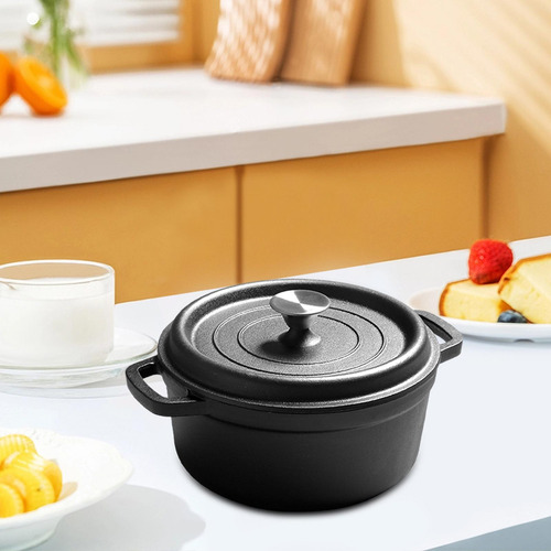 Horno Holandés De Hierro Fundido Resistente De Doble 20cm