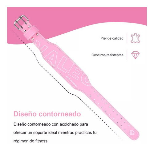 Cinturón Mujergym, Fajas Cuero/cinturón Para Pesas Acosionad