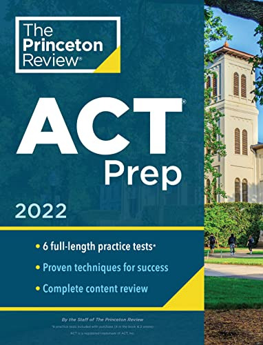 Libro Princeton Review Act Prep 2022 De The Princeton Review