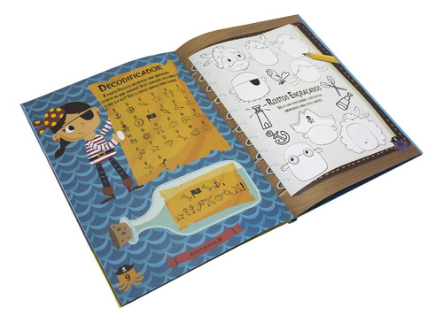 Faça você mesmo! NAVIO PIRATA Sobre Rodas, de Igloo Books. Editorial Happy Books, capa dura em português, 2022