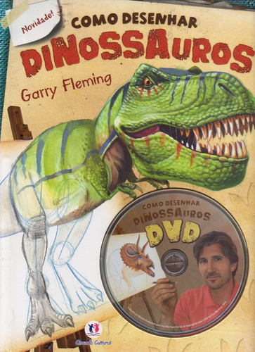 Como Desenhar Dinossauros - Garry Fleming +  Dvd 