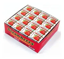 Comprar Chiclete Bolinha Sabor Morango Marukawa Bubble Gum - caixa 48 unidades