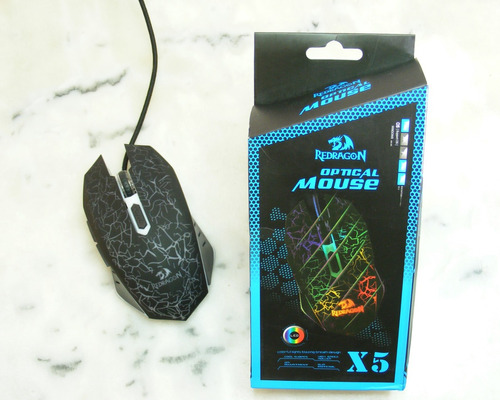 Mouse Gamer Redragon X5 Rgb Usb