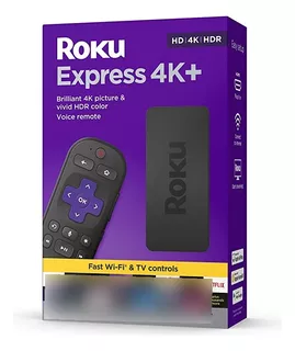 Roku Express 4k+ 3941 - Negro - De Voz