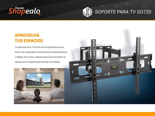 Imagen 4 de 8 de Soporte Para Tv Jd So720 De 32 A 80 Pulgadas + Cuota -*