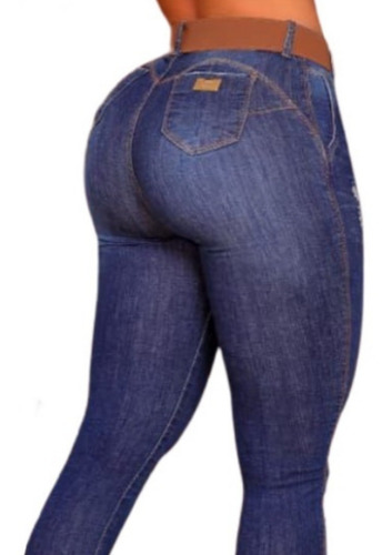 Imagem 3 de 6 de Calça Oxtreet Jeans Oxtreet Levanta Bumbum Feminina Oxtreet