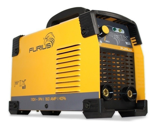 Soldadora inverter Furius Fix 161 color amarillo 127V