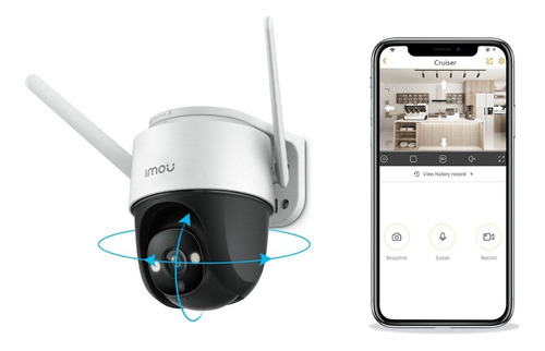 Imagen 2 de 2 de Camara Imou Cruiser Ptz 360 Alarma Audio Wifi Full Color App
