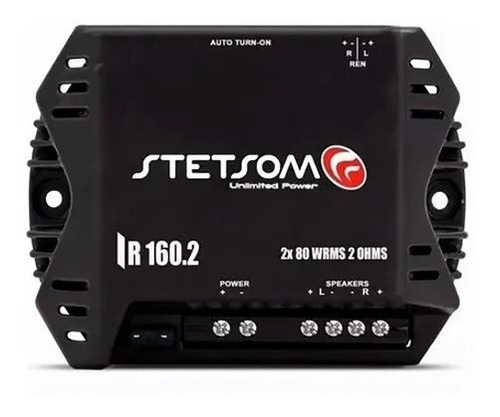 Imagem 1 de 3 de Modulo Amplificador Stetsom Ir 160.2 Iron 2 Canais Digital