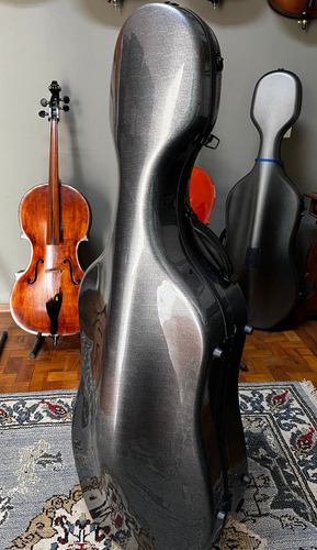 Case Carbon Pro+ Super Leve Resistente Para Violoncelo Cello