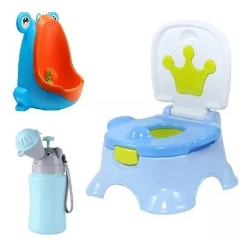 Pelela Urinario Asiento Baño Urinario Portátil Niños Pack 3