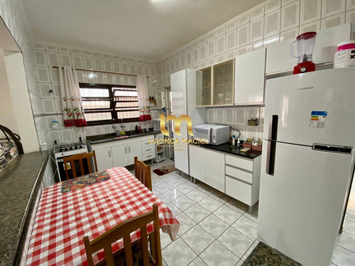 Imagem 14 de 15 de Casa Geminada Na Praia, 03 Dorms, Suíte, 03 Vagas, Quintal- Vila Tupi - Ca2486