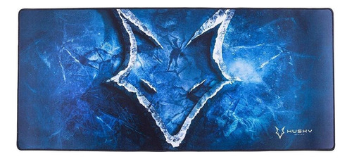 Mousepad Gamer Husky Gaming Avalanche Ice Speed Extra Grande Cor Preto e azul