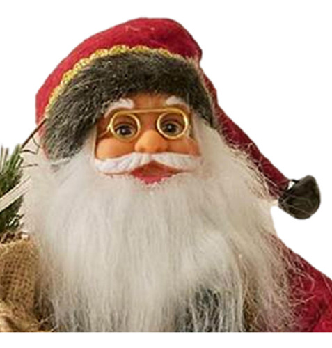 Muñeco Festivo De Papá Noel, Decoración 30 Centímetros