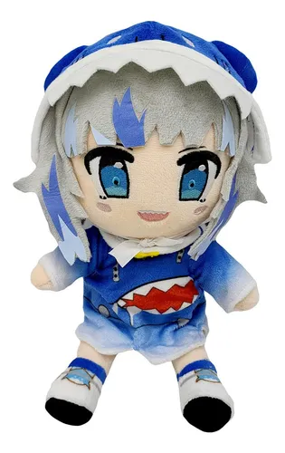 Azul Hololive Gawr Gura Dino Muñeca Peluche Juguete Regalo