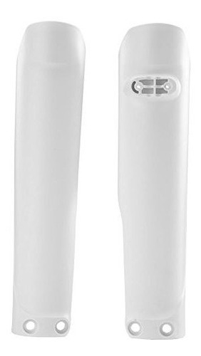 Acerbis Lower Fork Cover Set White - Fits: