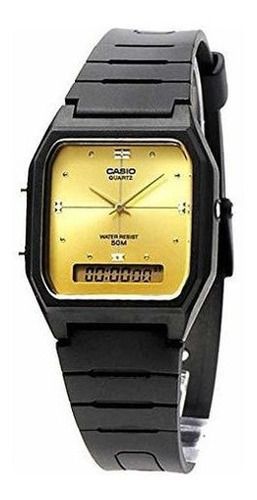 Reloj Casio Quartz Resin Sport, Color: Negro