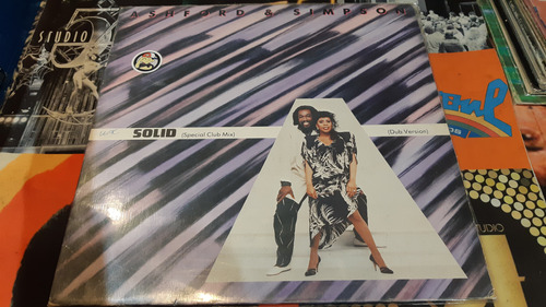 Ashford & Simpson Solid Vinilo Maxi Holland 1984 Muy Bueno