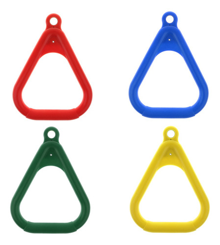 4pcs/set Swing Set Triangle Trapeze Rings, Swing Bar Rings