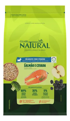 Alimento Guabi Natural Super Premium para cão adulto de raça mini...