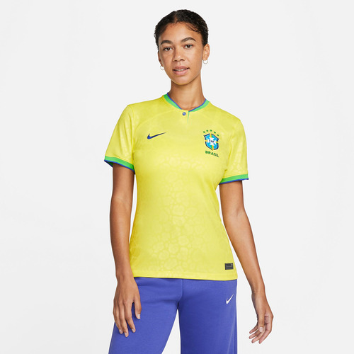 Polo Nike Brazil Mujer Deportivo De Fútbol Para Xu126