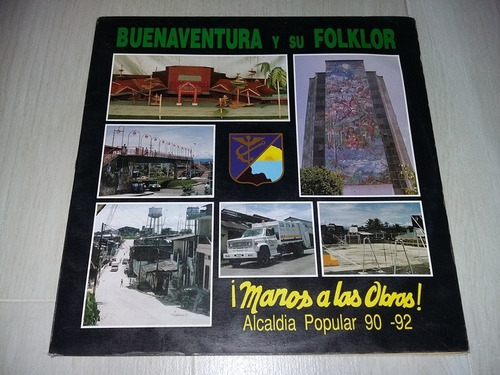 Lp Vinilo Acetato Disco Buenaventura Y Su Folklor Chirimia