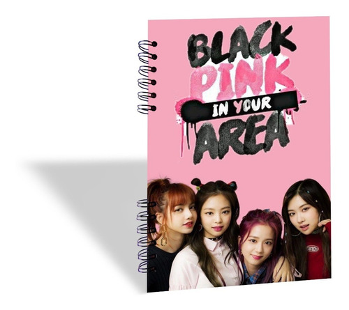 Cuaderno K-pop Black Pink Motivos Surtidos Argollado