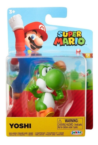 Figura Super Mario Yoshi 6 Cms - Jakks Pacific